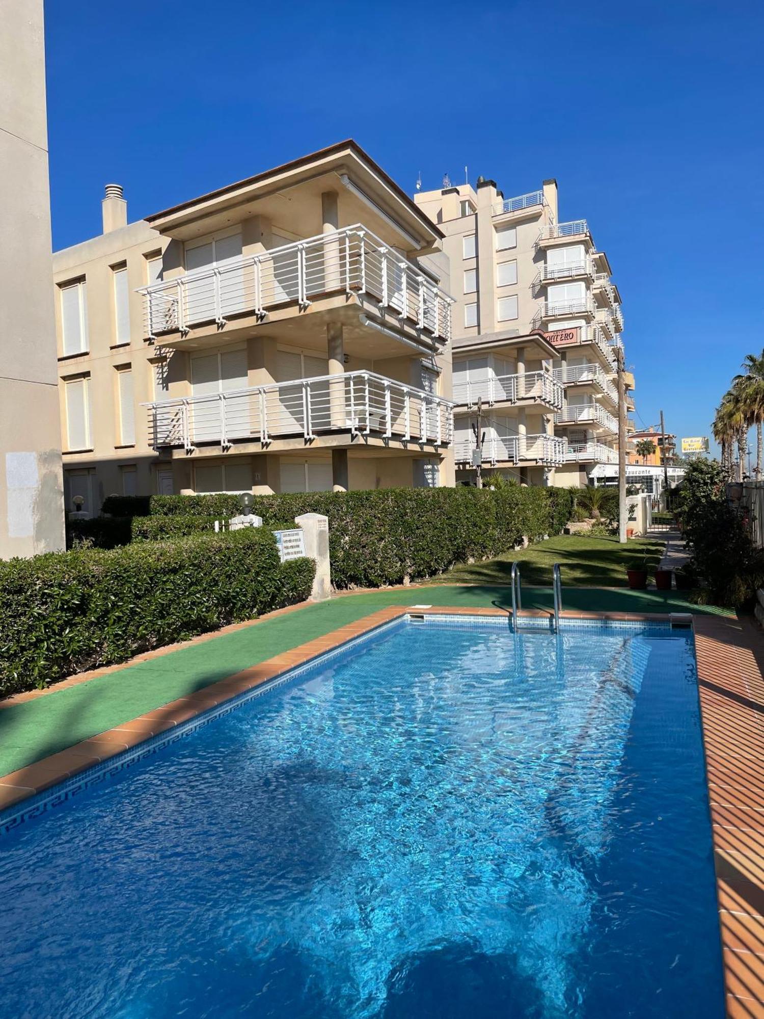 Ferienwohnung Alpen 1 - Cala Josep I 1Era Linea Peñíscola Exterior foto